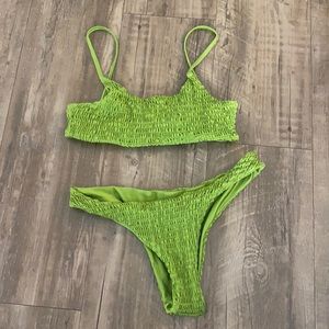 Green bikini